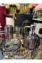 Esterhomedecor 4 Pieces Crystal Look Acrylic Bathroom Set - 5