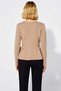 Women's Soft Textured Button Detailed Peplum Cut Knitwear Cardigan Offers Everyday Elegance and Style - 6