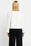Women's Contrast Detailed Buttoned Furry Textured Knitwear Jacket Cardigan Casual and Office Functional Stylish - 6