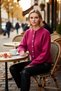 Women's Soft Textured Jewel Button Crop Knit Cardigan, an Elegant Choice Offering Everyday Chic and Comfort - 3