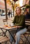 Women's Crew Neck Plain Pattern Knitwear Cardigan Blouse Set Comfortable and Stylish Look Functional - 3
