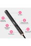 2-in-1 Hair Straightener & Curler, 1.25in Curling Wand, 20M Negative Ions (Black) - 7