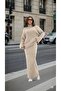 Triko 2Li Takım Skirt Sweater Boğazlı Fitili - 2