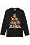 Long Sleeve Dogs New Year Christmas Tree Printed Christmas Printed Cotton Children's T-Shirt