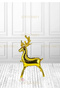 New Year Themed Deer Foil Balloon - Gold Color Deer Foil Balloon - New Year Celebration