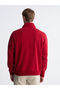 Lcw Vision Red Zippered Mock Neck Men's Thick Sweatshirt - 4