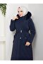 Premium a Quality Quilted Nova Women's Coat with Belt Detail - 2