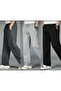 3 item(s) Unisex Regular Black Gray Anthracite Straight-Leg Sweatpants