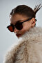 Round Brown Unisex Glasses with Blue Light Protection - 5