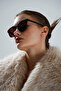 Brown Thick Framed Modern & Retro Unisex Glasses - 2