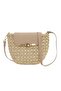 Women's Hand Knitted Straw Shoulder Bag - 4