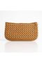 Women's Straw Hand Portfolio Beige - 2