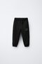 Boy's Cotton Black Minimal Printed Tracksuit Set – Relaxed Fit - 6