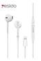 YH50 Wired Lightning Earphones with Inline Remote - White