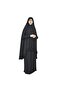 Tow Piece Prayer Dress Flowy Skirt & Sleeved Hijab From Soft, Breathable & Stretchable Fabric . - 6