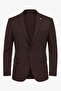 Brown Men's Slim Fit Blazer Jacket – Single-Breasted, Stylish, Modern, Suitable for Casual and Office Outfits