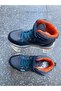 Green Outer Material Cil Leather Siliphon and Banded Children's Boots - 2