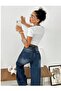 Women's Boyfriend Regular Waist Power Lycra Jeans