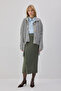 Knitted Skirt with Elastic Waist - 5