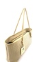 Women's Knitted Patterned Faux Leather Hand and Shoulder Bag Stylish & Elegant - 6