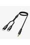 محول Aux إلى Type-C وLightning - A204 محول Aux 3.5 مم إلى Type-C وLightning - 4
