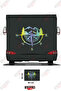 Camper Sticker Coating with Mountain and Compass Image