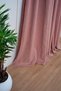 Velvet Textured Island Background Curtain Soft Suitable for Every Room Living Room Bedroom Pileless Pink - 3