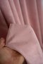Velvet Textured Island Background Curtain Soft Suitable for Every Room Living Room Bedroom Pileless Pink - 4