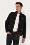 Men's Black Knitted Cardigan 50310000-Vr046