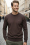 Slim Fit Crew Neck 30% Cotton Men's Casual Sweater
