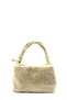 Women's Plush Detailed Handbag and Crossbody Shoulder Bag - 3