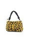 Women's Plush Detailed Handbag and Crossbody Shoulder Bag - 5