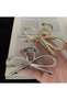 7 cm Bow Model Gold Hair Clip – Minimal and Elegant Metal Clasp - 8