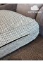 2 Pcs Large Back Cushion Cover - Back Cushion Pillow Cover with Zipper - Fabric Cover Box Model - 4