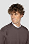 Men's Knitted Wool Roundneck Sweater - 3