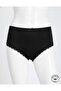 Women's Luxurious Lace Jacquard 100% Cotton 2-Pack Bato Panties - White - 3