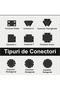Conector negru tip L 10cm - 4