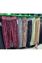 Plus Size Corded Fabric Velvet Mom Elastic High Waist Women's Pants - 5
