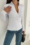 Premium İplik D Mock Neck Half Placket Button Knitwear Sweater Aw25Kz0116 - 6
