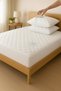 100% Cotton Quilted Fitted Waterproof Mattress Protector + 2 Pillow Protectors Set - 2