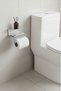 Metal Shelf Toilet Paper Holder Toilet Roll Holder with Phone Stand