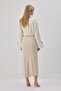 Knitted Skirt with Elastic Waist - 5