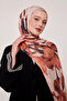 Large Floral Patterned Silk Shawl - 3