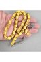 Katalin Ever Embroidered Capsule 9X12Mm Prayer Beads -Yellow - 3