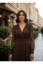 Women's Christmas Dress Tulle Stone Mini Chiffon Dress - 2