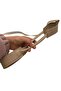 Model Bag Making Apparatus with Handle Beige Color Light Gold Metallic - 4