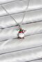 Chain Silver Color Christmas Theme Women's Necklace - Ebj251201W38465