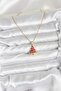 Chain Gold Color Red Pine Tree Model Christmas Themed Women's Necklace - Ebj251201W38470 - 2