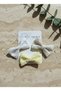 Yellow Cream White Cute 3 Pieces Fisto Hairless Baby Hair Clip