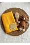 Welcome Baby Gift – Amigurumi Bear Toy, Muslin Blanket, Baby Brush, Wooden Memory Card - 2